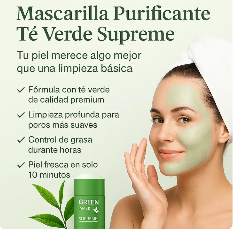 MASCARILLA TE VERDE EN BARRA