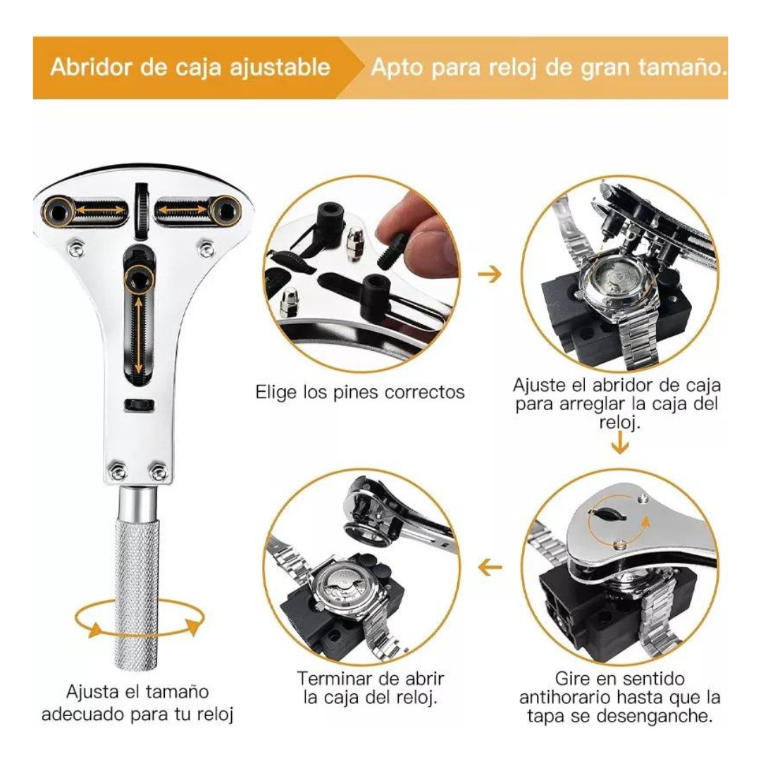 Kit Herramientas Reparacion Reloj