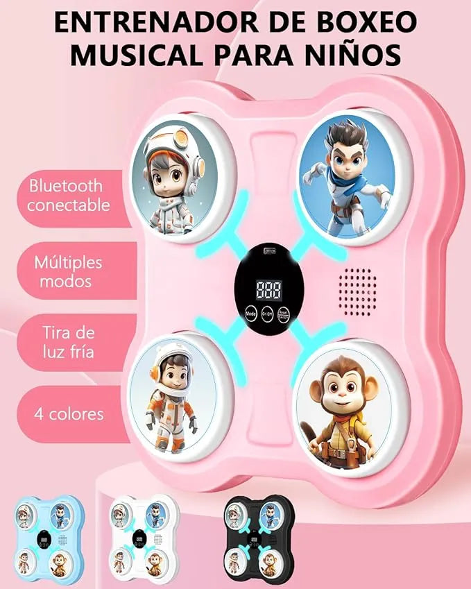 MAQUINA BOXEO PARA NIÑAS (ROSADO)