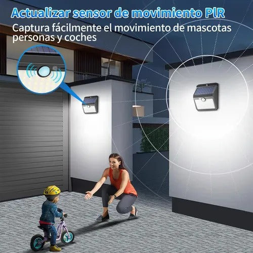 Luces LED solares para exteriores 4pack