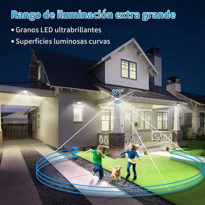 Luces LED solares para exteriores 4pack