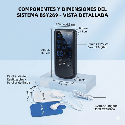 Masajeador Eléctrico TENS Portátil Dolor