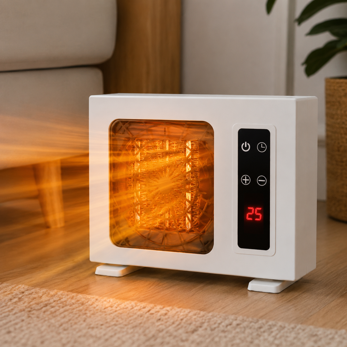 Mini Calefactor Eléctrico ZP-888 Portáti 600w