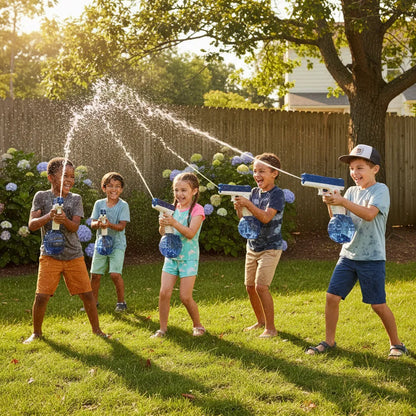 Pistola de agua recargable