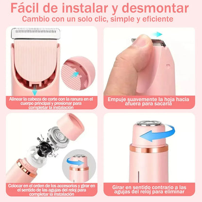 Depiladora Eléctrica 2 en 1