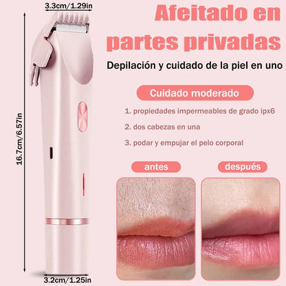 Depiladora Eléctrica 2 en 1