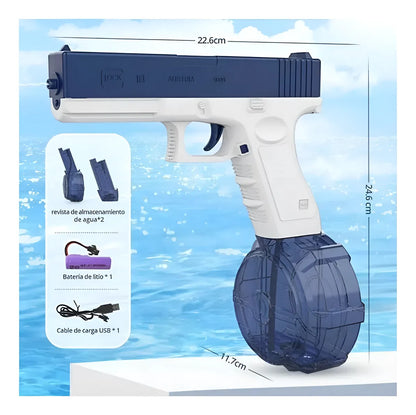Pistola de agua recargable
