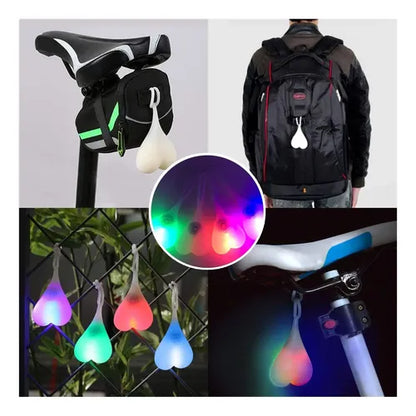 Luz Trasera LED Divertida para Bicicleta