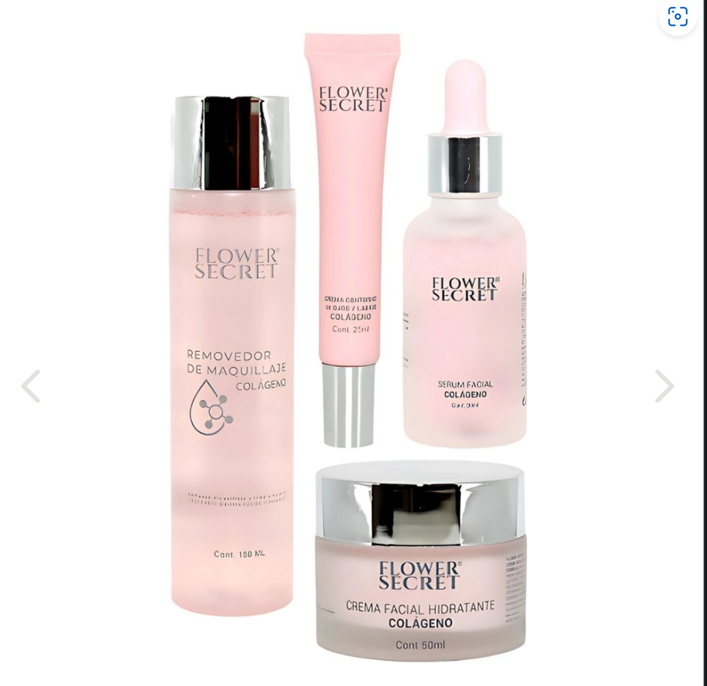 SET CUIDADO FACIAL CON COLÁGENO FLOWER SECRET