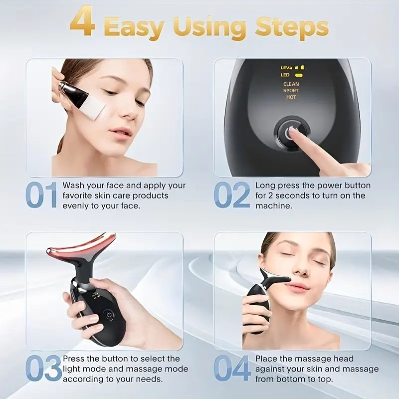 Masajeador 3 en 1 Facial - MASAJEADOR