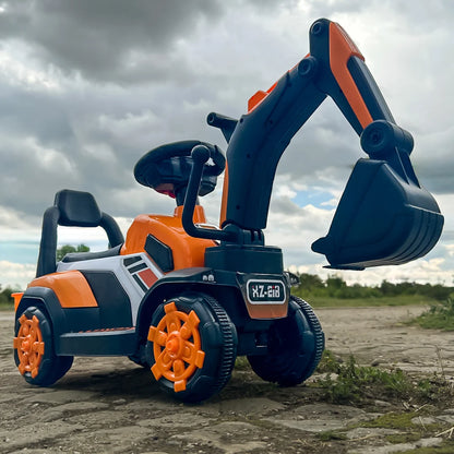 Excavadora eléctrica montable para niños